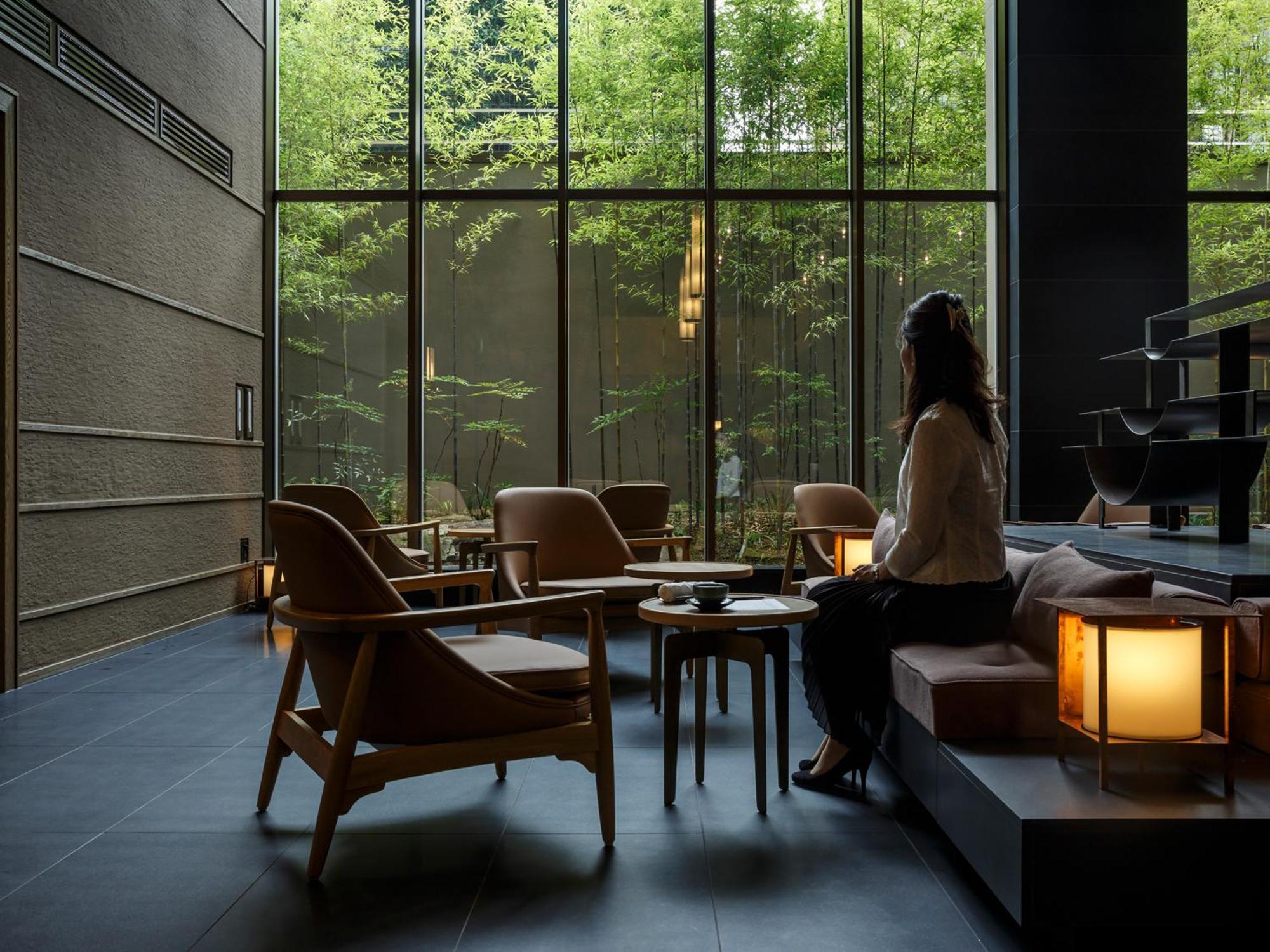 Hotel The Celestine Kyoto Gion Bagian luar foto Interior of the hotel